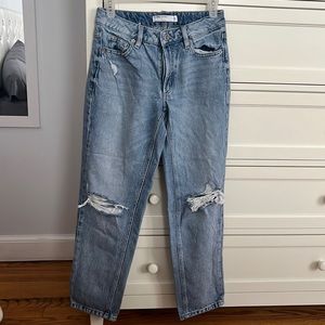 Barely worn, no defect, stains, or ripping.